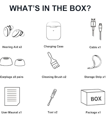 Rechargeable Hearing Aids - For Light to Mild Hearing Loss