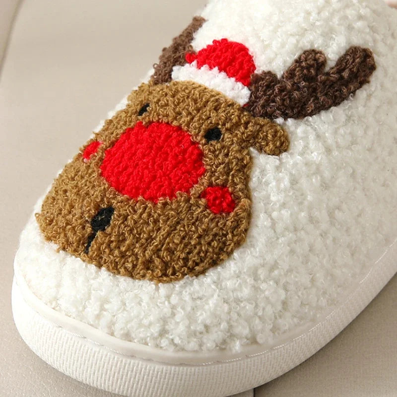 Cozy Elk Slippers for Couples