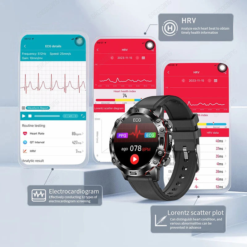 AI Smart Health Watch - Vitality Pro