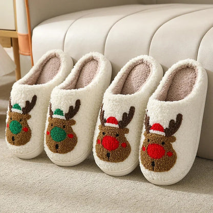 Cozy Elk Slippers for Couples