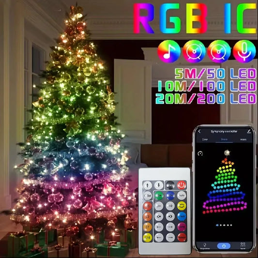 DreamGlow Bluetooth Christmas Lights