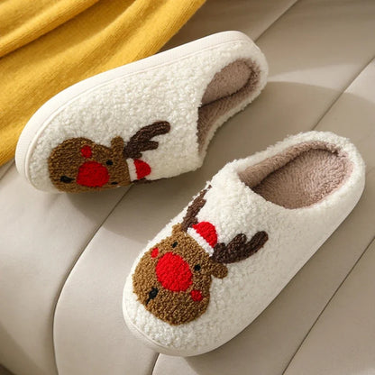 Cozy Elk Slippers for Couples