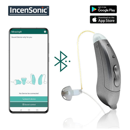 Smart Bluetooth Hearing Aids - For Mild or more Hearing Loss