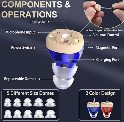 Rechargeable Hearing Aids - For Light to Mild Hearing Loss